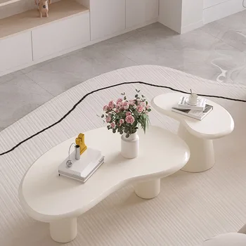 Белый обеденный стол Luxuy Clear, Современный журнальный столик для хранения в прихожей, Уникальные Гладильные принадлежности, Вспомогательная мебель.