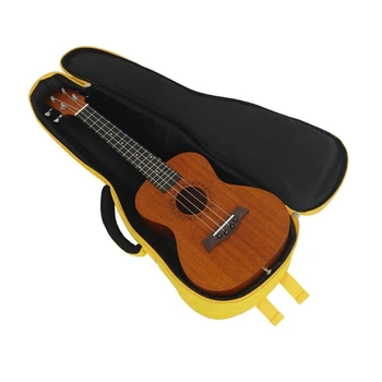 23-Дюймовые маленькие сумки с подкладкой для гитары, водонепроницаемая сумка-тоут, контейнер для укулеле, мини-гитара, сумка через плечо 24BD