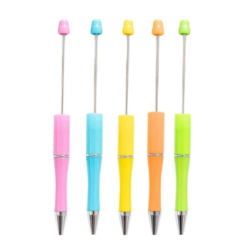 5 упаковок пластиковых ручек, набивных шариковых ручек, Шариковая ручка, шариковая ручка для малышей, подарки для школьников, канцелярские принадлежности