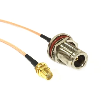Новый Беспроводной модемный кабель SMA Female Jack to N Female Jack RG316 Оптовая продажа Быстрая доставка 15 см 6 дюймов