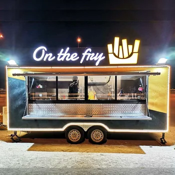 12-футовая Полностью оборудованная тележка для хот-догов Food Truck, изготовленная на заказ в США, с полным кухонным оборудованием для ресторана