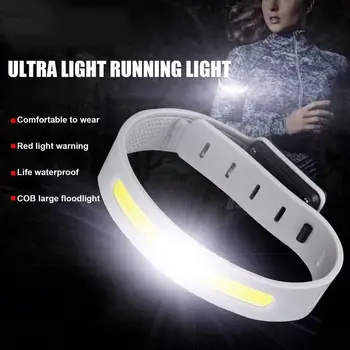 Ночная подсветка нарукавной повязки, светодиодный работающий USB-аккумуляторный нарукавный ремень, Различный режим светоизлучения, Мультисценарный браслет, Велосипедный светильник
