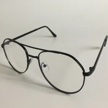 Модные очки Унисекс Ретро Оптические Очки Очки в оправе из сплава Очки Классические Лягушачьи Зеркальные Очки