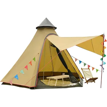 Палатка для Кемпинга 12 'x10 'x8'Dome на 5-6 Человек, 4 Сезона, Двухслойные Водонепроницаемые Ветрозащитные Палатки С защитой От Ультрафиолета, Семейная Палатка Для Кемпинга на открытом воздухе