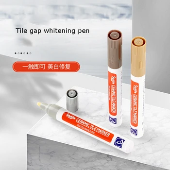 Белый водонепроницаемый маркер для плитки, ручка для затирки швов на стенах, ручка 10 цветов По желанию, для ремонта швов для обеззараживания кафельного пола в ванной комнате