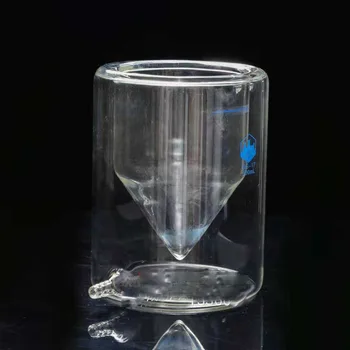 двухслойный стакан объемом 500 мл, стеклянный стакан с кожухом, фотокаталитический реактор, высокое боросиликатное стекло