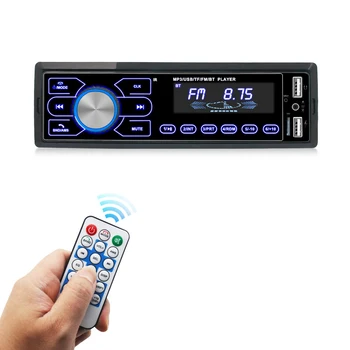Автомобильный Радиоприемник Стереоплеер Сенсорный Экран Bluetooth MP3-Плеер FM Аудио Стерео Музыка Громкая Связь USB / SD с Встроенным В Приборную панель Входом AUX