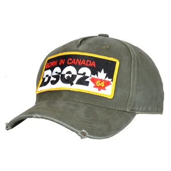 Значок Бренда Шляпа DSQ2 буквы Casquette Шляпы С Вышивкой Папа Хип-Хоп Бейсболка Черные белые Шляпы Snapback Шляпа Кепка для Мужчины Женщины