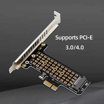 M.2 NVME К PCIe4.0 X1 Карта Адаптера жесткого диска Поддерживает Интерфейс PCIe X1 X4 X8 X16 для M Key M.2 NVME SSD 2230/2242/2260/2280