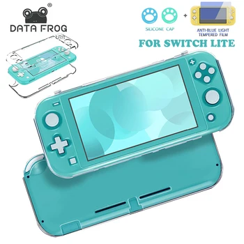 Чехол DATA FROG Crystal, совместимый с игровой консолью Nintendo Switch Lite, защитный чехол из закаленной пленки для аксессуаров Switch Lite