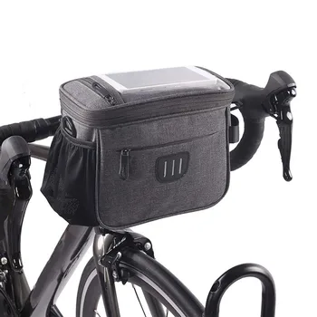 Велосипедные сумки 6,5-дюймовая велосипедная сумка большой емкости, передняя трубка руля с сенсорным экраном, водонепроницаемая сумка для телефона, Аксессуары для велосипедных велосипедов