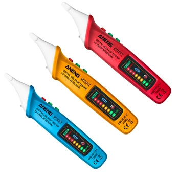 Ручка для обнаружения нулевой линии электрика VC1017 Бесконтактный детектор напряжения Smart Electric Pen LED Digital со световым индикатором
