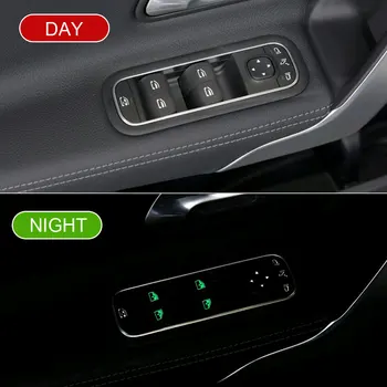 1шт Универсальный светящийся автомобильный поворотный переключатель, наклейка на схему, наклейка на кнопку приборной панели, наклейка для украшения грузовика для домашних животных