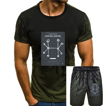 Мужская футболка Good Will Hunting, минималистичный постер фильма, футболка, женская футболка