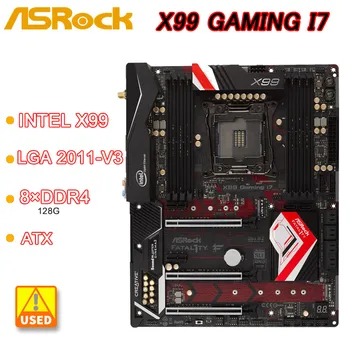 Материнская плата X99 ASROK X99 GAMING i7 LGA 2011-3 8XDDR4 10XSATA III M.2 USB 3.1ATX S для Intel Xeon cpu серии E5