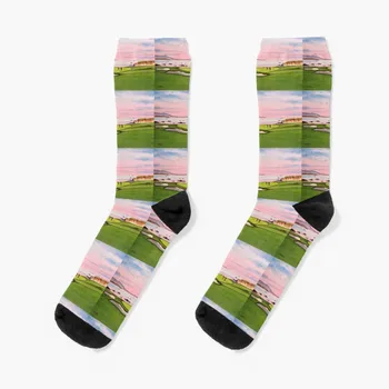 Носки для гольфа Pebble Beach с 8 лунками, мужские футбольные носки, мужские носки