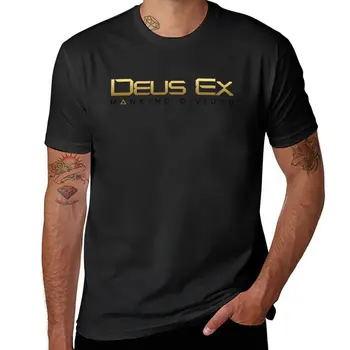 Новая футболка DEUS EX - MANKIND DIVIDED, винтажные футболки, футболки с графическим рисунком, футболки оверсайз, мужские тренировочные рубашки