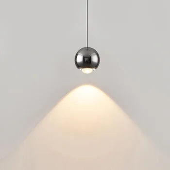 Современный Подвесной светильник с регулируемой высотой, Прикроватная тумбочка для спальни, Подвесные светильники для гостиной, Алюминиевый Минималистский светильник для домашнего декора