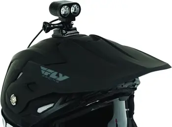 Комплект фонарей для велосипедного шлема с перезаряжаемой батареей, совместимый с креплениями gopro, 2100 люмен, 3 часа работы на дальнем свете