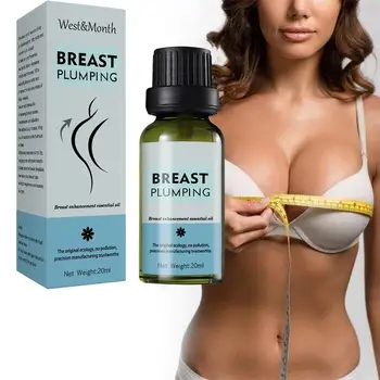 Эфирное масло для увеличения груди Herbal Bust Up Essential Oil 20 мл, эфирное масло для увеличения груди, сыворотка для подтяжки груди