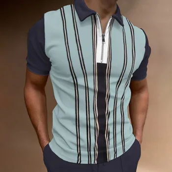 2023 Гавайская Рубашка Мужская Мужская Свободная Молния С Лацканами 3d Цифровая Печать Топ С Коротким Рукавом Футболка Мужская Праздничная Одежда