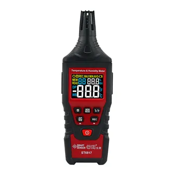 ST6817 Ручной датчик температуры и влажности Цифровой измеритель влажности с ЖК-подсветкой Для инженерного производственного инструмента