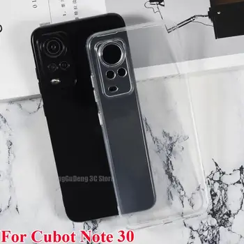 Прозрачный чехол с полной защитой камеры Для Cubot Note 30 Funda Coque Из Мягкого ТПУ Для телефона Cubot Note30 6,52 