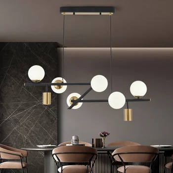 Люстры Nordic Home для столовой, подвесные светильники lustre, Подвесные потолочные светильники, светильники для внутреннего освещения, простой роскошный декор