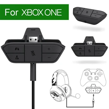 Контроллер Адаптер для гарнитуры Регулировка Баланса звука Конвертер наушников Аудиоразъем 3,5 мм для игрового контроллера Xbox One Аксессуары