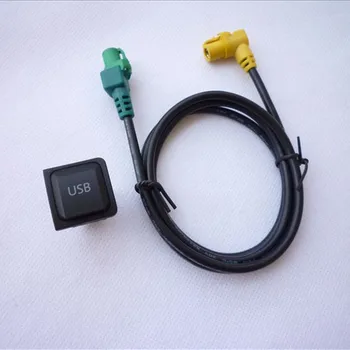 Автомобильный USB AUX Переключатель Жгута проводов RCD510 RNS315 Для VW Для Golf MK6 Для MK5 Для Sagitar