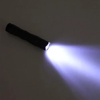 10ШТ Водонепроницаемый мини Горячий светодиодный фонарик Карманный фонарь Портативный фонарь аккумулятор Мощный светодиодный для охоты кемпинга