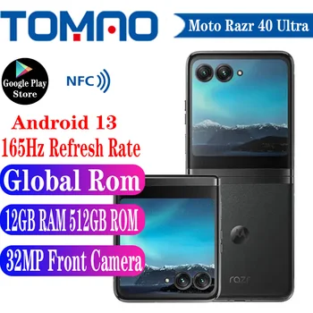 Новый Motorola Moto Razr 40 С Ультра Складывающимся Экраном Телефон 5G Мобильный Телефон Snapdragon 8 + Gen 1 Восьмиядерный 32-Мегапиксельная Фронтальная Камера 3800 мАч 30 Вт