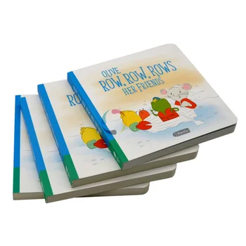 индивидуальный дизайн Квадратная Детская Доска Для Книгопечатания Сервисная Доска Для Книгопечатания По запросу Печать Детских Книг