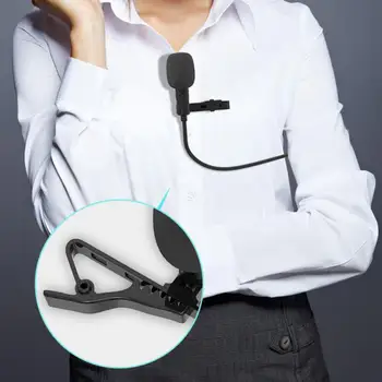 1 ~ 5ШТ Микрофон для прямой трансляции интервью для iPhone Samsung Huawei OPPO Запись Петличный микрофон для TiktokYoutube