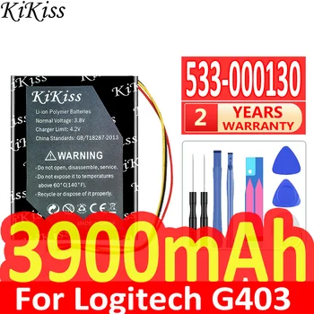3900 мАч KiKiss Мощный Аккумулятор 533-000130 533000130 Для Logitech G403 G900 G703 x100 Беспроводная Мышь Цифровые Батареи