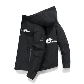 NEPA-Новая куртка для кемпинга в дикой природе, горных приключений, мужское легкое пальто для отдыха, весенне-осенняя ветровка с капюшоном для пеших прогулок