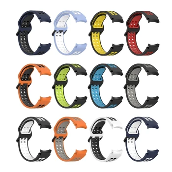Силиконовый ремешок для часов Gal-axy Watch 6 / 4Classic Watch 5 Watch 3, 41-миллиметровый ремешок для наручных часов, браслеты, защищающие от пота и царапин