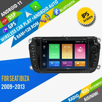 Автомобильный плеер AISINIMI Android для Seat ibiza 2009-2013 радио Автомобильный аудио Gps стереомонитор carplay auto