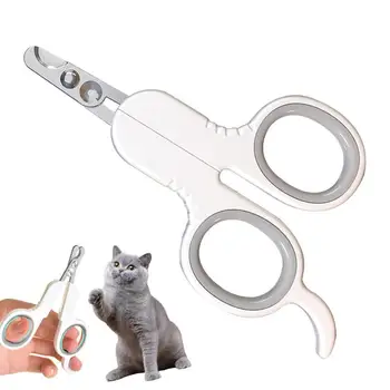 Кусачки для кошачьих ногтей с защитным кожухом, профессиональная мини-машинка для стрижки когтей из нержавеющей стали, Триммер, Мини-инструмент для ухода за кошками из нержавеющей стали