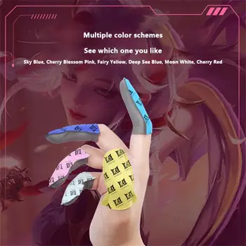 Игровой рукав для пальцев, дышащие кончики пальцев для PUBG, защита от пота, противоскользящий чехол для пальцев, перчатки для большого пальца для мобильных игр