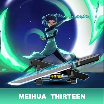 Креативное Аниме Scissor Seven Meihua Thirteen Assassin Blade Sword Строительные Блоки Нож Ниндзя Оружие Катана Кирпичные Игрушки Детский Подарок
