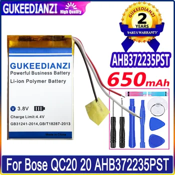 Аккумулятор GUKEEDIANZI AHB372235PST 650 мАч для видеорегистратора GPS mp3 автомобильный видеорегистратор PR-452035 для Bose QC20 QuietComfort 20 Батарей 502035