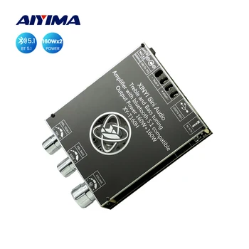 AIYIMA Bluetooth Усилитель мощности TDA7498E Усилитель Звукового Динамика Стерео USB Amplificador Home Audio Amp 160Wx2 Super TPA3116