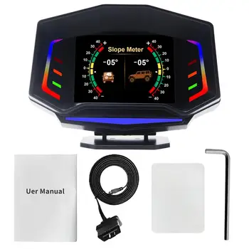HUD-Дисплей Для Автомобилей OBD2 Цифровой GPS-Спидометр С Двойным Режимом OBD2 /GPS Цифровой Автомобильный HUD-Головной Дисплей С Двойным Режимом OBD2 /GPS