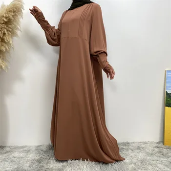 Роскошная Абайя для женщин Простое кружевное Арабо-турецкий кардиган на молнии Длинное платье Дубай Свободное мусульманское платье Темперамент Исламская одежда