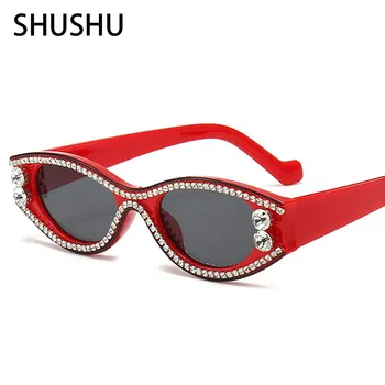 2023 Модные солнцезащитные очки Женские Роскошные Очки со стразами 
