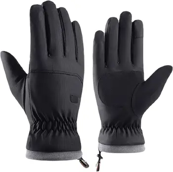 Термальные перчатки, Теплые перчатки на зиму, Зимние перчатки Водонепроницаемые термальные для бега, езды на велосипеде, пеших прогулок, ветрозащитные теплые