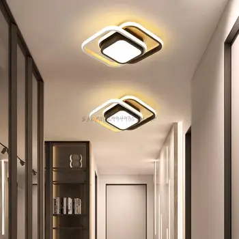 Современный светодиодный потолочный светильник в стиле деко для коридора, прохода, кухни, Потолочной люстры, гостиной, домашней спальни, прихожей, входного освещения.
