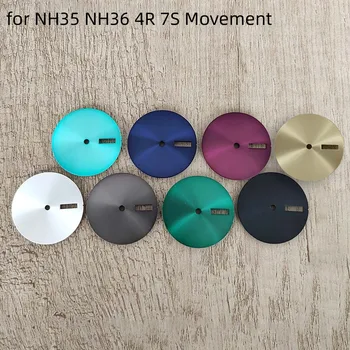 Циферблат часов NH35 28,5 ММ с Двойным Циферблатом Календаря для Часовых Аксессуаров с Механизмом NH35 NH36 4R 7S