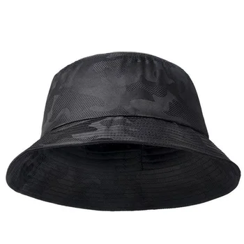 Новая мужская шляпа Панама, черная широкополая шляпа, солнцезащитные шляпы для мужчин, походная кепка рыбака в стиле хип-хоп, мужские рыболовные шляпы